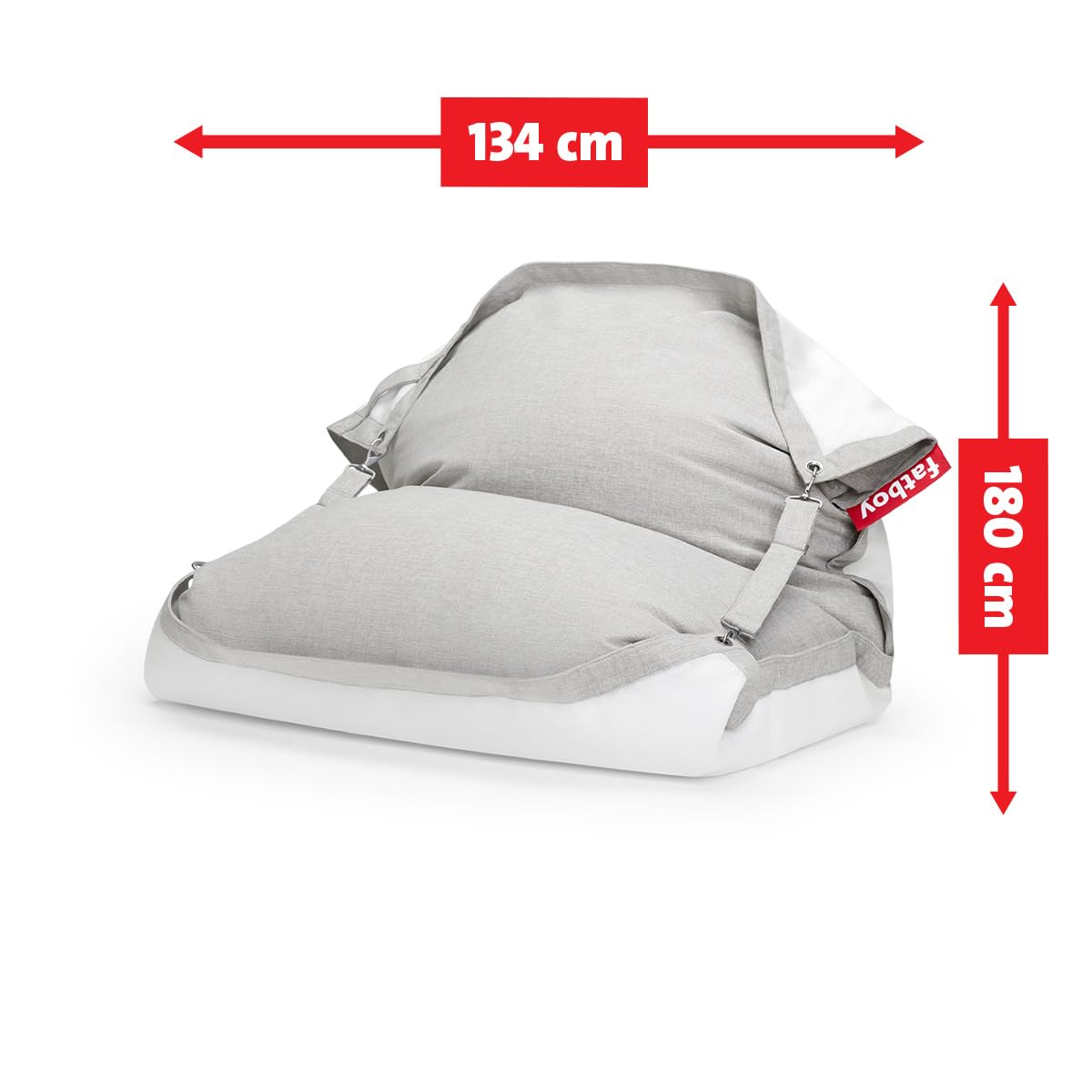 Fatboy Original Floatzac Nebbia Pouf per il suolo e sull'acqua Asciugatura rapida galleggiante