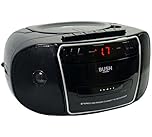Bush KBB500 CD Radio Cassette Boombox - Black/Silver