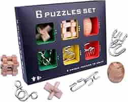 Amazon.co.jp: OBEST 孔明パズル 木製パズル 脳トレ 立体パズル