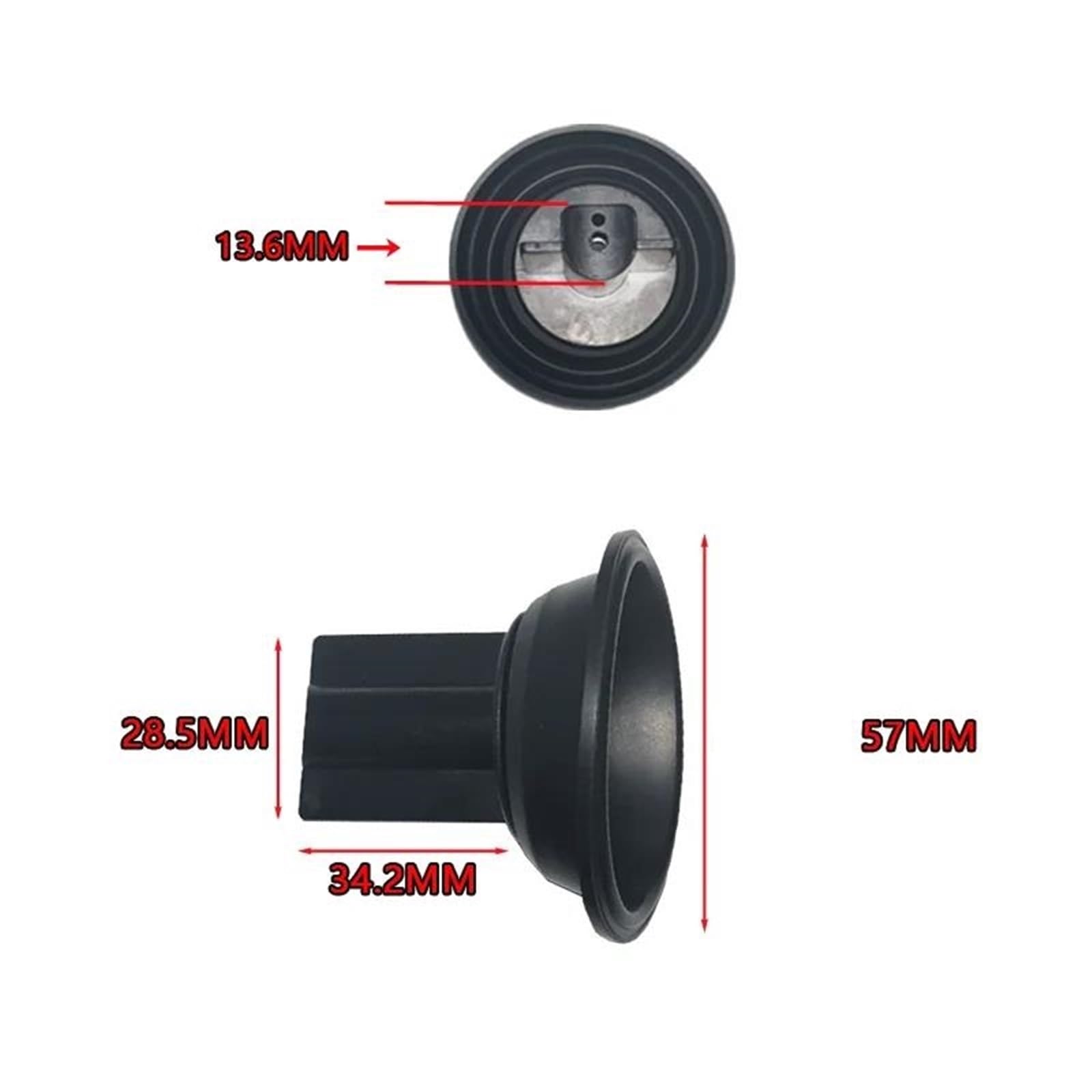Kits De Reparación De Carburador De Motocicleta para Piaggio 125 BYQ125T Membrana Deslizante De Diafragma Piezas De Repuesto para Carburador Kit de reparación para carburador(Color 3)