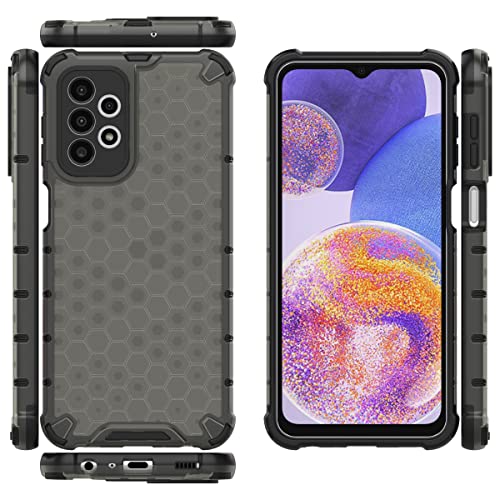 Image of Glasgow Back Case Cover Designed for Samsung Galaxy A23 - Black