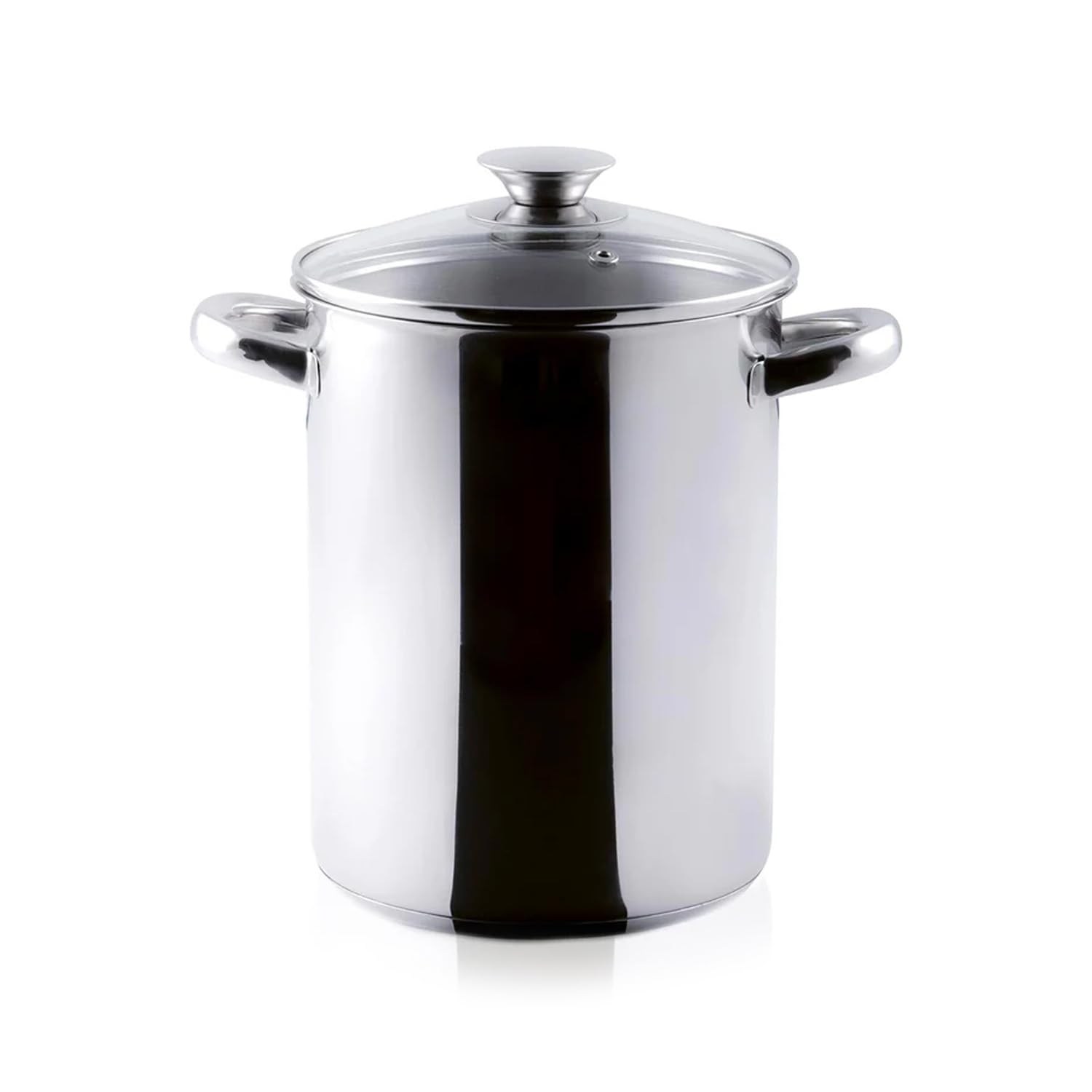 Pentola Asparagera Avilia In Acciaio Inox - Con Cestello Estraibile E Fondo Triplo, 16x25 Cm Per Tutti I Piani - Foto 7