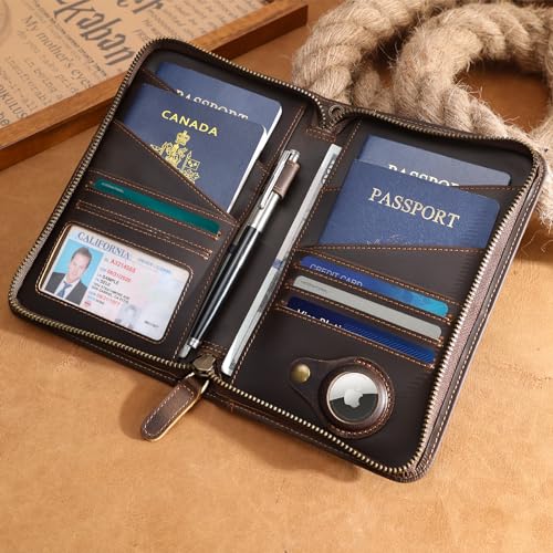 Polare 6-Passport Family Travel Wallet