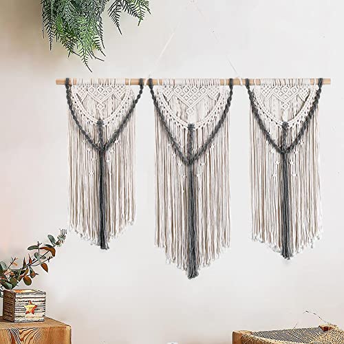 Tenn Well Gray Macrame Cord, 165 Feet 5mm Wide Braided Cotton Rope for Macrame Plant Hangers, Wall Hangings, Drawstring, DIY Crafts - Image 6