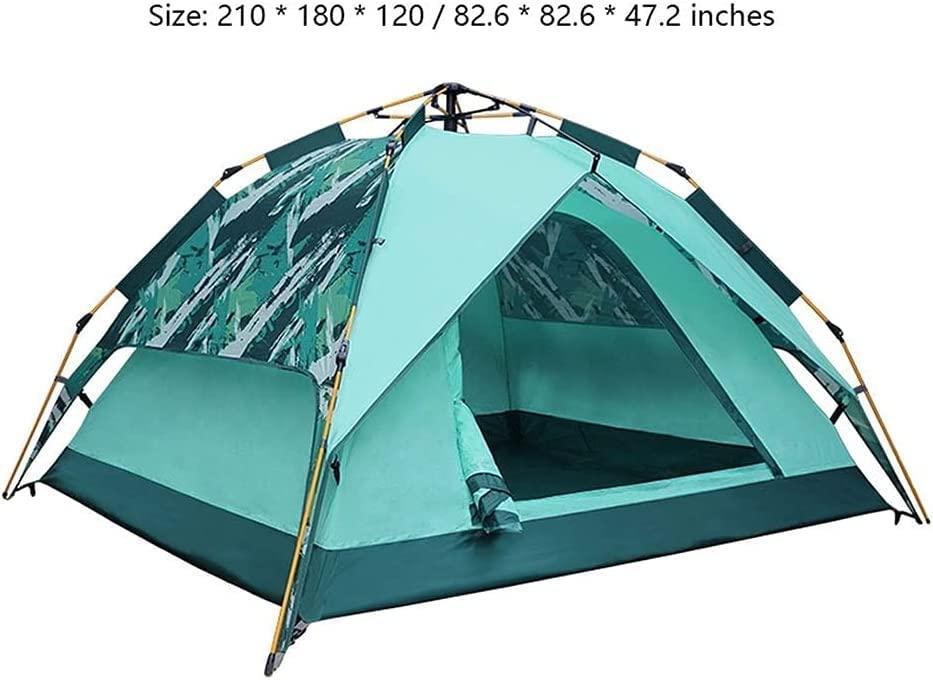 Carpa de Camping QUQUQ para 3-4 Personas Resistente al Viento y Lluvia miniatura 2