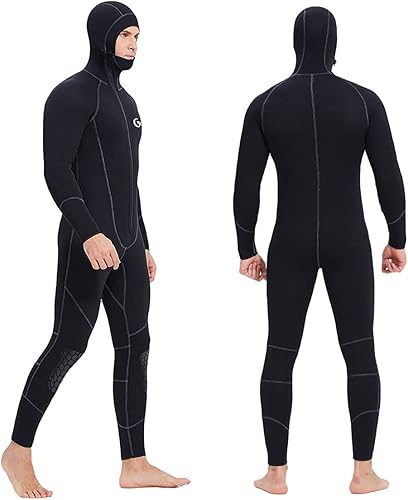 Miniatura 9 de Wetsuits Men's Ultra Stretch 7Mm Neoprene Wetsuit, Winter Warm Front Zip Full Body Diving Suit for Snorkeling Scuba Diving Swimming Surfing