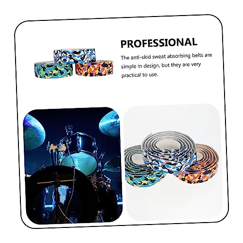 Abaodam 6pcs Anti-Slip Drumstick Wraps PU Tape miniatura 6