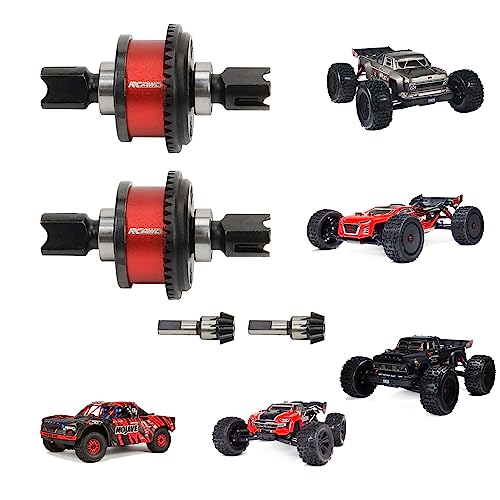 Différentiel complet RCAWD Arrma 6S anti-casse pour éviter l'usure des pignons 43T 10T