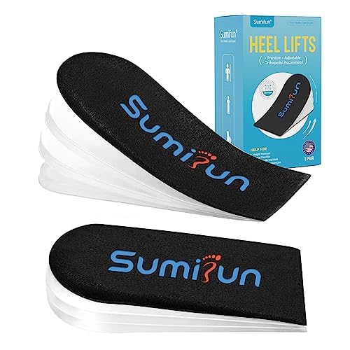 Sumifun Shoe Lift Inserts Adjustable Heel Lift Inserts For Shoes