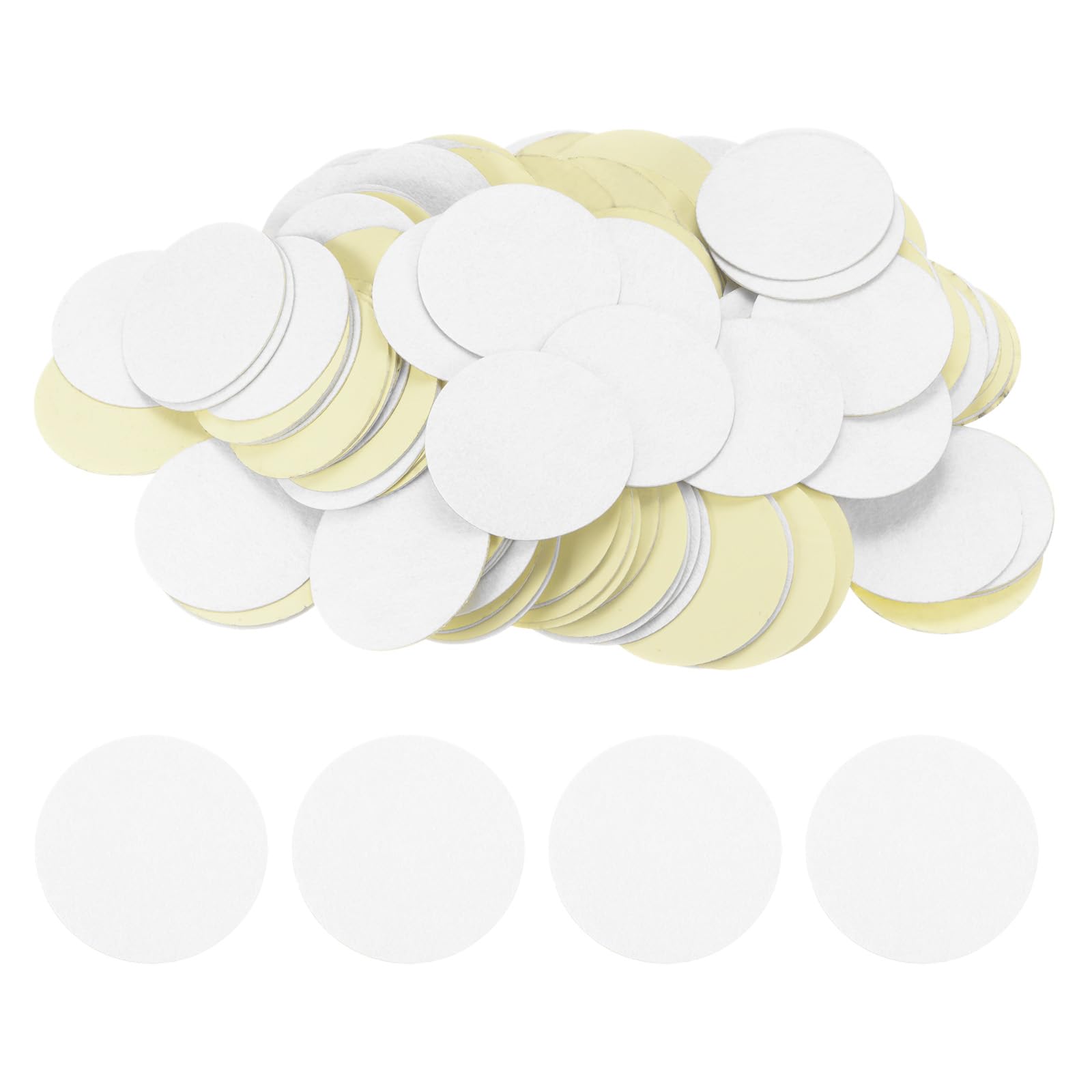 500pcs Round Felt Circles 20mm 3/4" Craft Felt Non-Woven Fabric Pad Rose Red