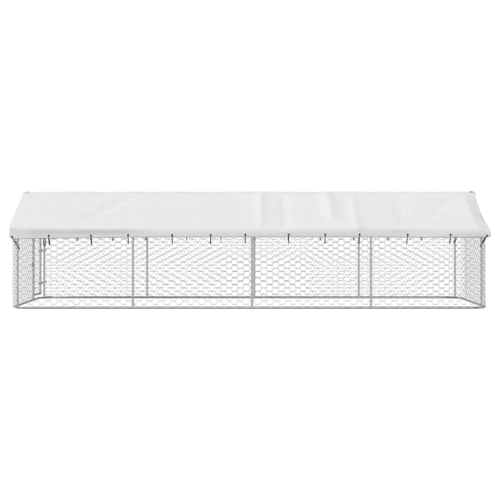 Gabbia Cane, Box per Cani da Esterno, Box Cane Esterno, Gabbia per Cani da Esterno con Tetto 600x200x150 cm