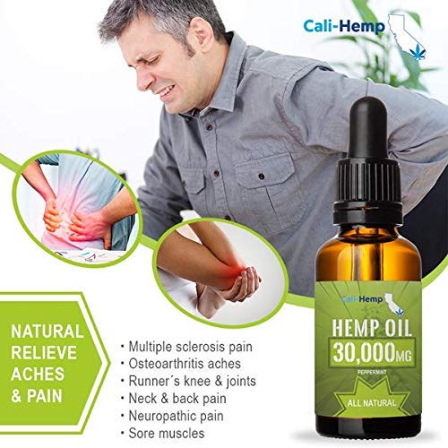 (2 Pack) Pure Organic Hemp Oil Extract 60000mg for Anxiety Relief Stress Relief & Pain Relief- All Natural Hemp Drops Ingestible & Topical Use - Vegan - Non-GMO - Plant Based-Peppermint - Image 4