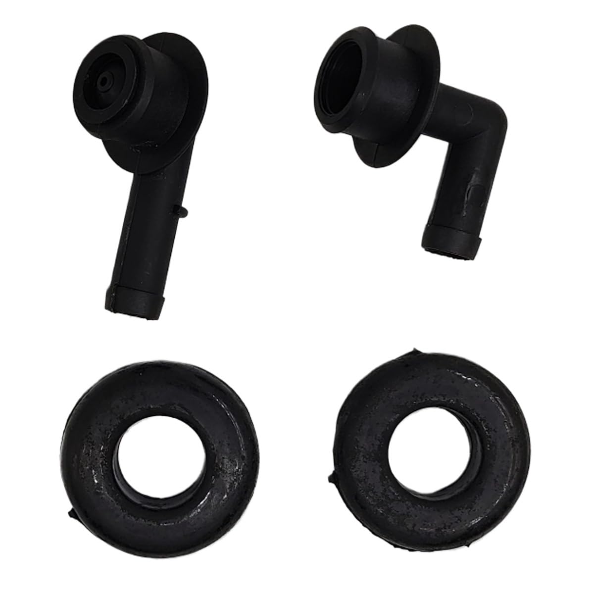 XDF 53013360AA PCV CCV VENT VALVE ELBOW GROMMET SET Compatible for Jeep Grand Cherokee 4.0L 2000-2004(Black)