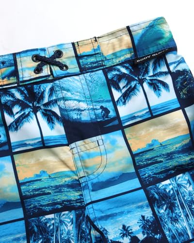 Image of Body Glove Boys Swim Set - 4 Piece UPF 50+ Swim Trunks and Rash Guard for Boys Kids Swimwear Set (Sizes: 4-12)