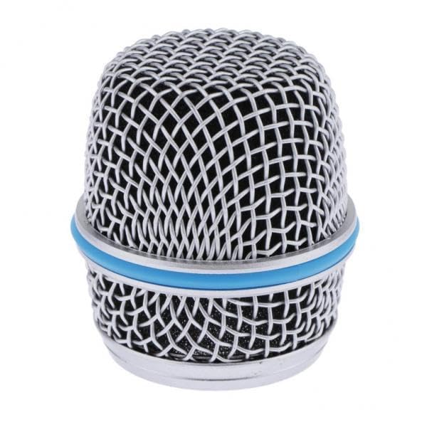 5xreplacement blue steel mesh microphone grill head parts accessory beta 57a
