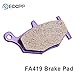 ECCPP Brake Pads Fits for Honda CR125R, CR250R, CRF150R Expert, CRF150RB Expert, CRF250R, CRF250X, CRF450R, CRF450X, FA346 Rear Brake Pads