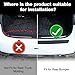 shitoubaihuo 1 PCS Car Rear Bumper Protector for Audi A4 2017-2024 2025, Rubber Back Bumper Protector Trunk, Non-Slip Scratch-Resistant Trunk Door Protector