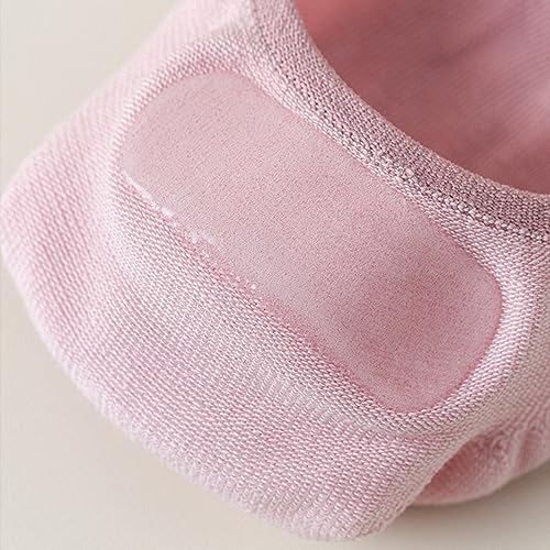 Yizelli 3 Pairs Breathable No Show Socks for Women Girls Cotton Low Cut Non-slip Summer Invisible Socks 5