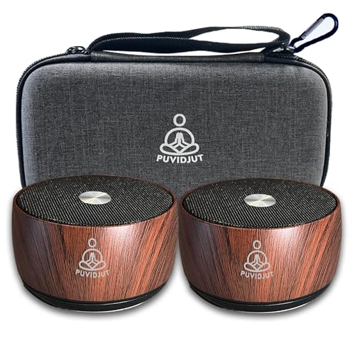 Sound Frequency Machine,Auto Tibetan Singing Bowl, Meditation Generator Instrument - Solfeggio Bath for Yoga, Mindfulness, Vibration System of Chakra Balancing, 5 Tones, 3 Timers