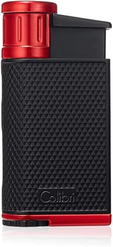 Miniatura 3 de Colibri Evo - Encendedor de llama única, fibra de carbono roja