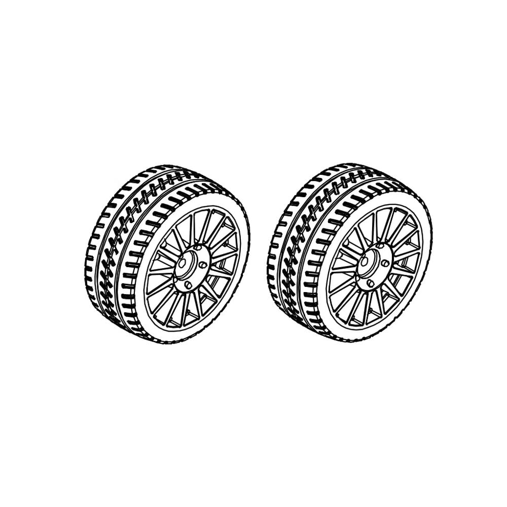 STASRC ZD Racing RX12 Spare Parts for ZD Racing RX12 Remote Control RC Drifting Car (Pre-glued tie 2pcs) — image 1