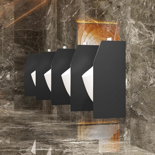 Men's Urinal Partition, Waterproof Divider for Public Restrooms, for Men's Urinals, Black, 1 Piece - Ideal for Public Facilities