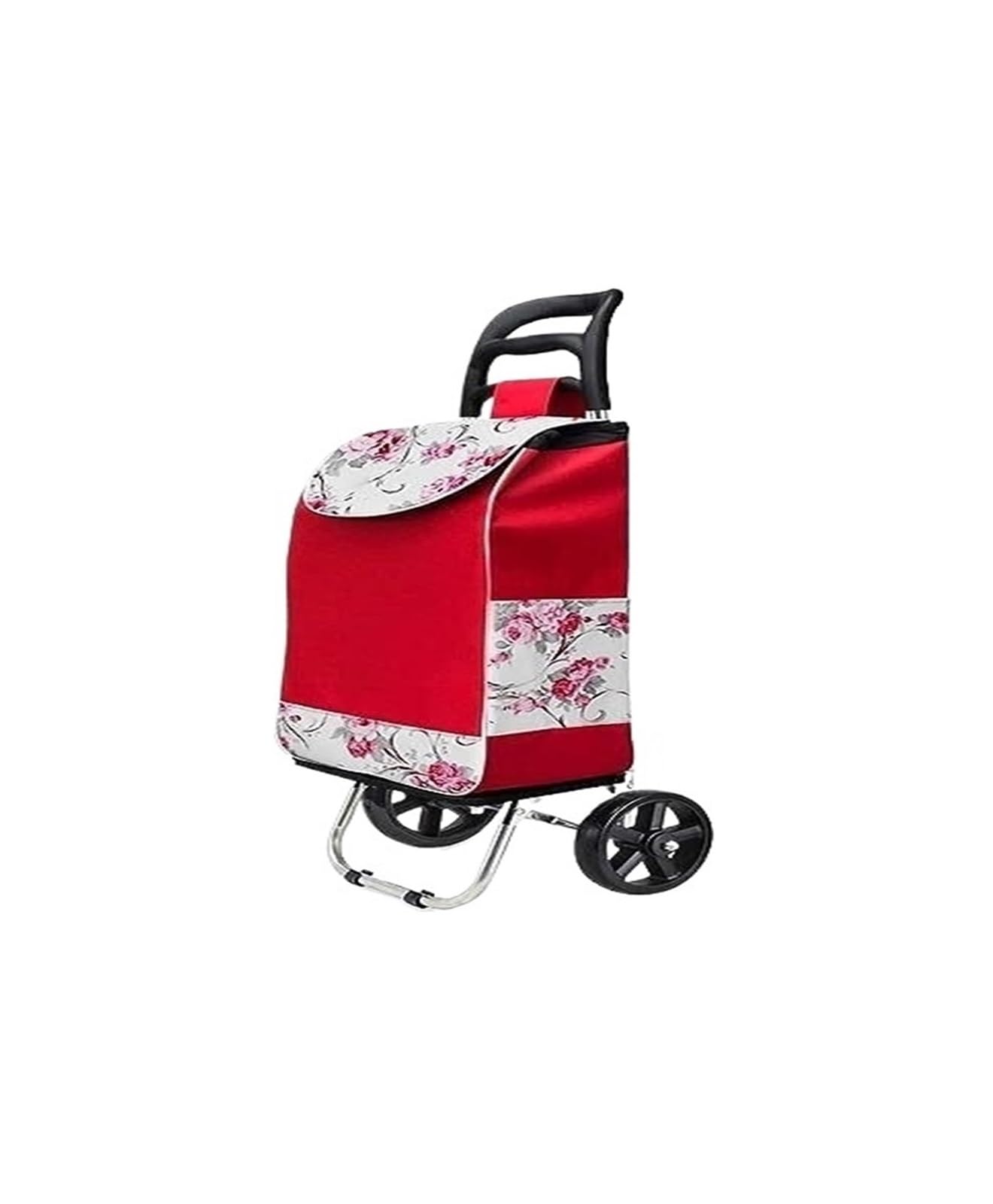 Fgjsfhrdtu A Sturdy Folding Shopping Cart, 6 Wheels Climb Stairs Trolley