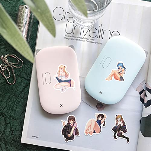100Pcs Hentai Stickers Japanese Anime Girl Sexy Feet Waterproof Vinyl Sticker Lovely DIY Decals for