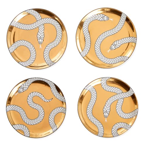 Image of Jonathan Adler Eden Coasters, Gold