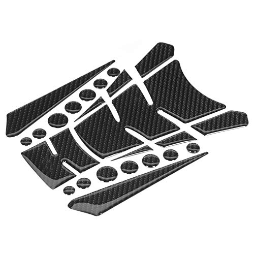 5D Real Carbon Fiber Motorcycle Decal Tank Protector Tank Pad for GW250 Car Sticker Motorbike Covers Ornamental Mouldings Adhesive 5D Sticker Protector for Motorcycle