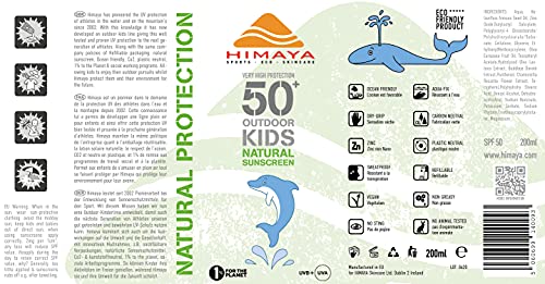 HIMAYA Protezione solare naturale per lo sport