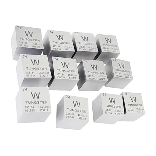Generic TUNGSTENCUBE003 Tungsten Metal High-Density Cube Industrial 99.95% Pure Tungsten Element Sample Specifications thumb #4
