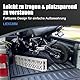 LIEKUMM 1 x 226 cm Auffahrrampe, 340 kg Tragfähigkeit Auffahrrampe für Anhänger, Aluminium Motorrad Rampe Klappbar für ATV, Motorrad, PKW, Verladerampe für Anhänger