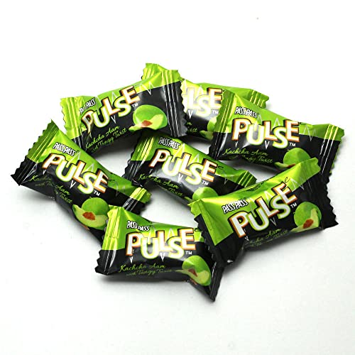 Pulse Candy By Pass Pass Sensational Kacchaa Aam Flavor Candy - 100Pcs With (Mango, 100pc)