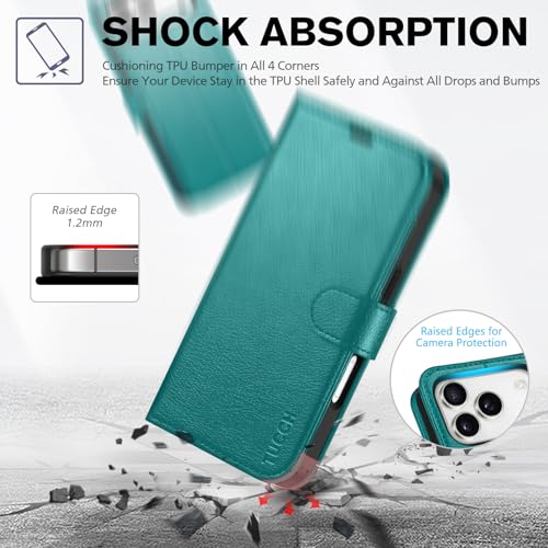 Coque iPhone 17 Pro portefeuille protection RFID et béquille antichoc - 6
