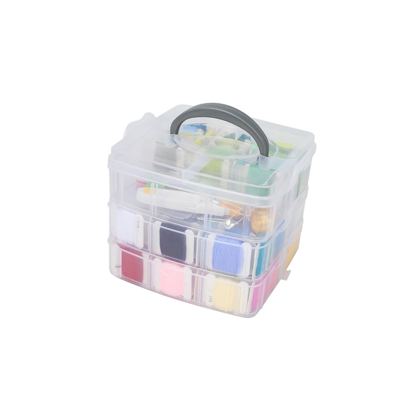 OSALADI Hilos de Bordar Kit de Herramientas de Bordado Tablero para Bobinar Hilos para Costura DIY Hogar Mujeres y Niñas