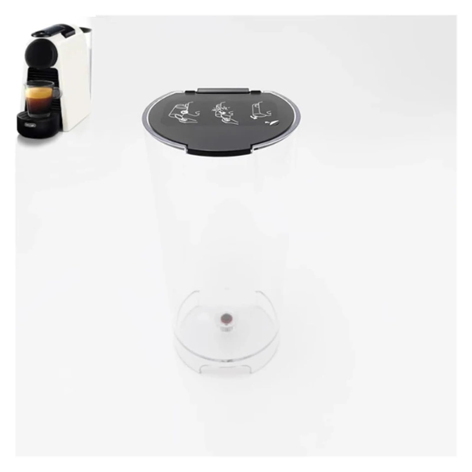 Depósito de agua, compatible con Nestlé, compatible con Nespresso, cápsulas, Essenza Mini C30/D30, repuestos for cafeteras