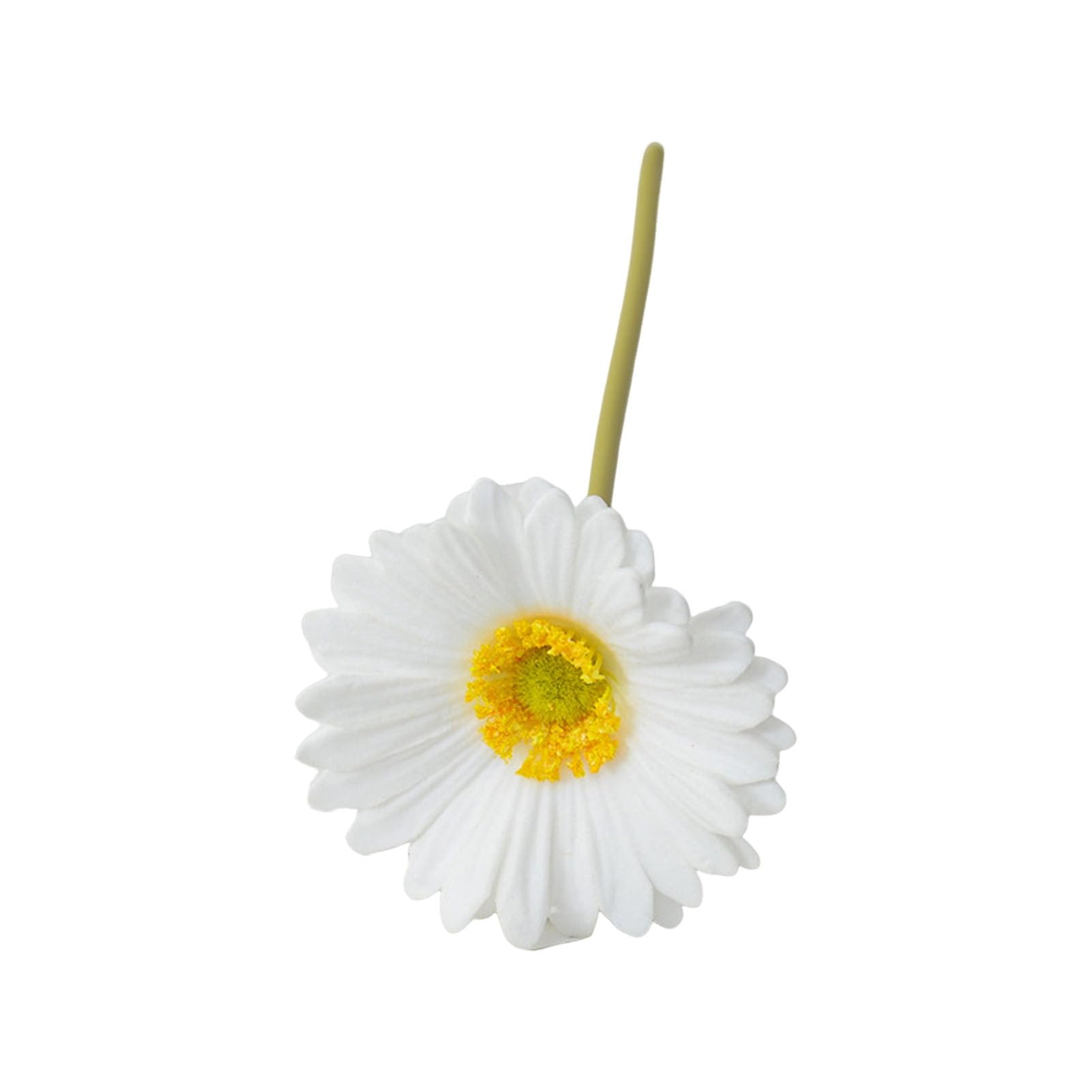 matumou Artificial Gerbera Jamesonii with Stem Realistic Fake Silk Flower Home Office Table Centerpiece Faux Flower Branch Floral