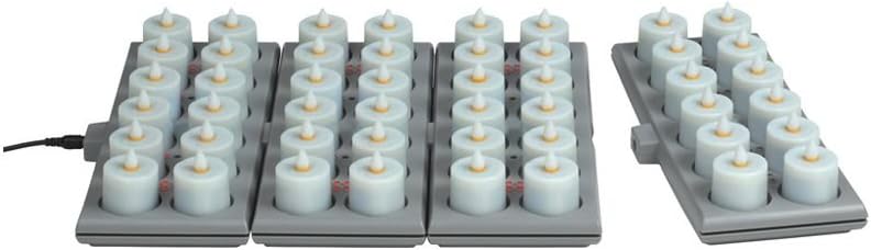Hollowick Warm White Platinum 48 Pack Candle System