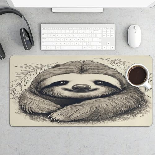 Sloth My Spirit Animal Desk Mat Large Mouse Pad miniatura 5