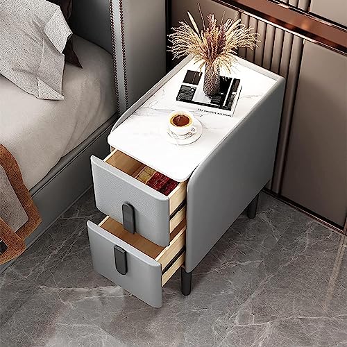 Table d'appoint moderne avec solution de rangement et tiroirs de chambre