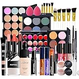 Joyeee All-in-One Makeup Gift Set Travel Makeup Kit Complete Starter Makeup Bundle Lipgloss Lipstick Concealer Blushes Powder Eyeshadow Palette Cosmetic Palette for Teen Girls & Adults #14