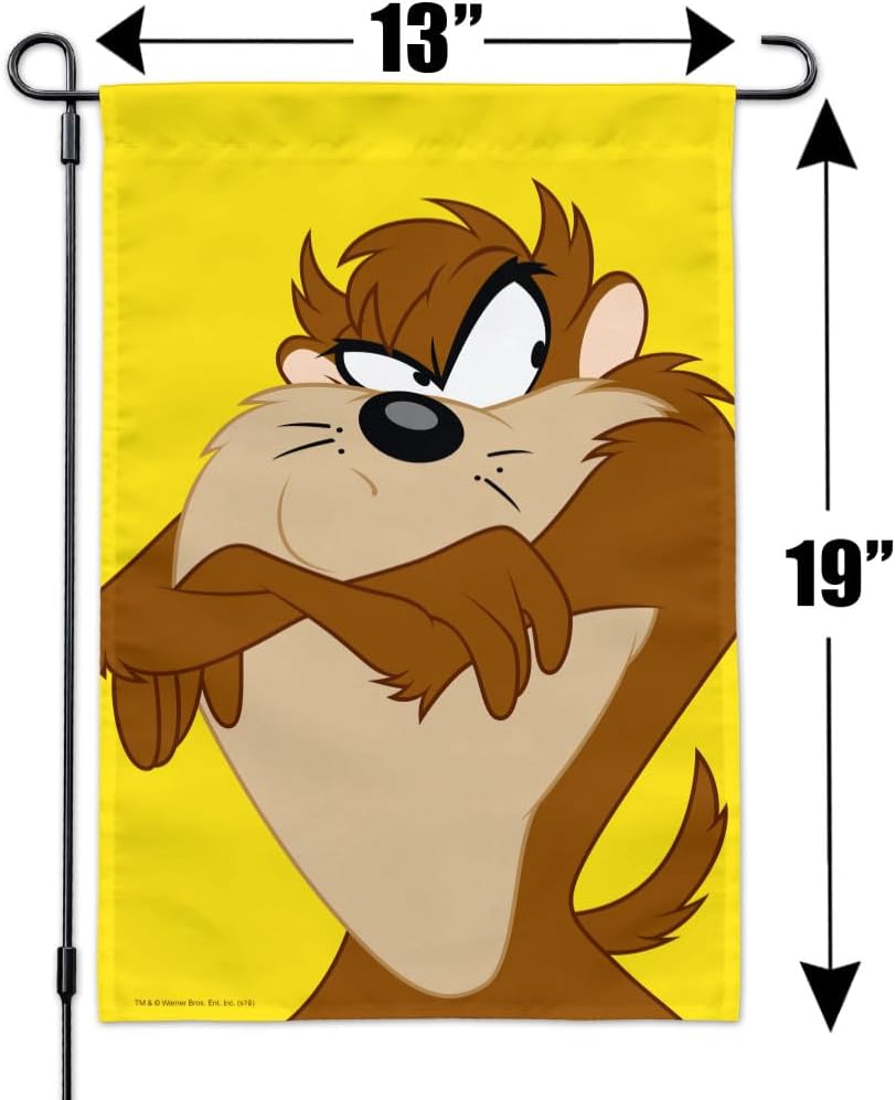Looney Tunes Taz Garden Yard Flag