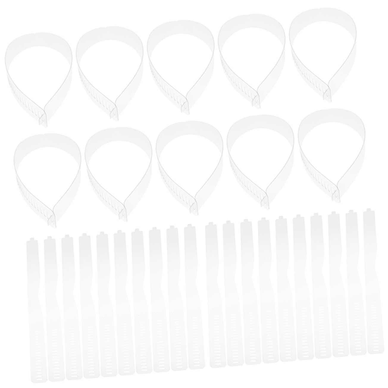 GAROZATION 60pcs Collar Stays for Men Women Fixing Strips for Shirt Blouse Collar Strips Collar Support Collar Support Lift System