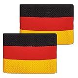 Tourna Deutschland Einzigartige Armbänder mit Sportflagge, Einheitsgröße