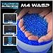 HyperBlasters M4 Wasp Gel Ball Blaster with 1000 Round Capacity Ammo Drum – Splatter Ball Blaster Includes 50,000 Planet Friendly and No- Stain Water Beads- Fun and Exciting Electric Orby Blaster