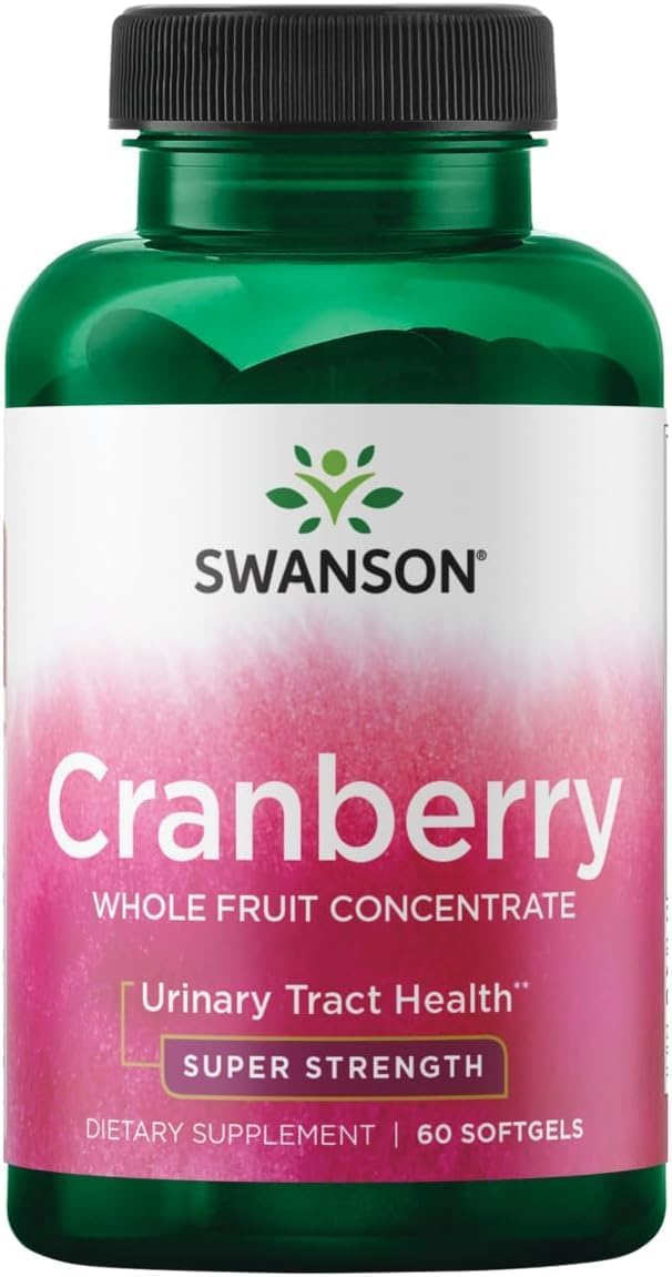Swanson Super Strength Cranberry Concentrate, 420 mg, 60 Softgels