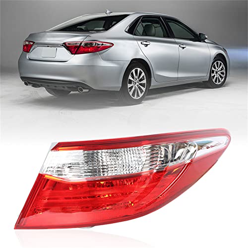 Silscvtt Passenger Side Outer Tail Light Assembly Replacement For 2015 2016 2017 Toyota Camry Right Rear Brake Tail Lamp 8155006640 To2805121 #TOP3