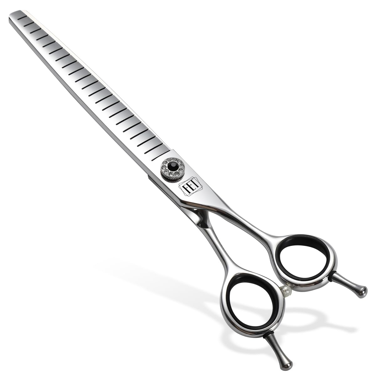 Fenice Totem Dog Grooming Scissors: 7 inch Pet Fluffy Shears Made Of Japanese 440C Advanced Stainless Steel Professional Grooming Scissors for Dogs