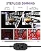 Photo Box, SAMTIAN Photo Light Box 32x32x32 Inches 126 LED Light Photo Studio Shooting Tent Tabletop Photography Lighting Kit with 4 Background Paper (Black,White, Red and Orange) for Photography